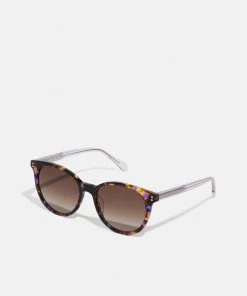 Fossil Femme Lunettes De Soleil Violet Havana