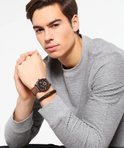 Fossil MACHINE SET Montre Dunkelbraun Homme