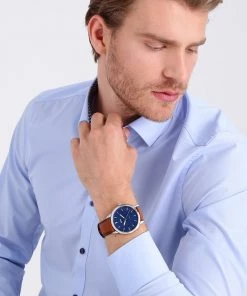 Fossil THE MINIMALIST Montre Braun Homme