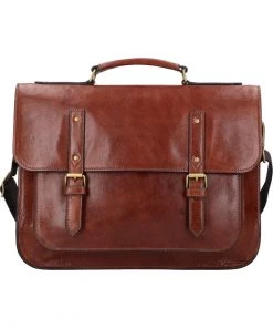 Fossil Homme GREENVILLE Mallette Cognac