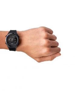 Fossil EVERETT SOLAR DIGITAL Montre à Affichage Digital Black Homme