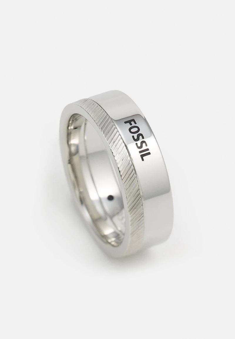 Fossil Homme DRESS Bague Silver Coloured/black 5 Fossil Homme DRESS Bague Silver Coloured/black – Image 3