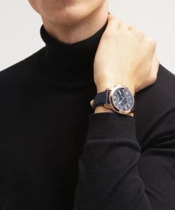 Fossil Homme Montre à Aiguilles Blau