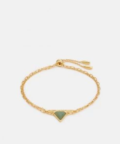 Fossil VAL JOYFUL EXPRESSION AVENTURINE CHAIN BRA Bracelet Gold Coloured Femme