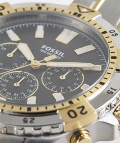 Fossil GARRETT Montre à Aiguilles Silver Coloured/gold Coloured Homme -Fossil Soldes 2022 2318c1e4aeec47e8830b2a6d18b50dae