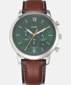 Fossil NEUTRA MINIMALIST Montre à Aiguilles Medium Brown Homme