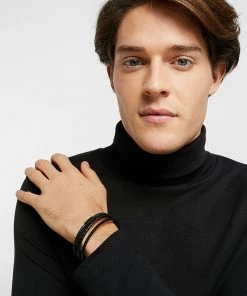 Fossil Homme VINTAGE CASUAL Bracelet Schwarz -Fossil Soldes 2022 2e010c58374a4469bc104109072b5124