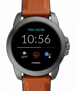 Fossil SMARTWATCH DIGITAL AKKU Montres Connectées Grau Homme