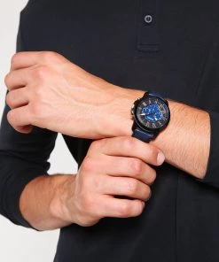 Fossil Montre à Aiguilles Blau Homme