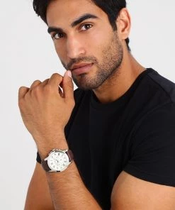 Fossil Homme Montre à Aiguilles Dark Brown