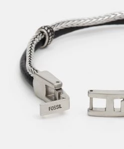 Fossil Homme Bracelet Silver Coloured -Fossil Soldes 2022 402637cae5aa4d7b87abf0089843e563