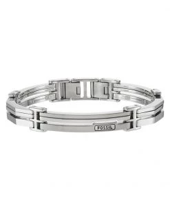 Fossil GENT Bracelet Silver Coloured Homme -Fossil Soldes 2022 44ba84fff1fd4429978a2dd54aac0605