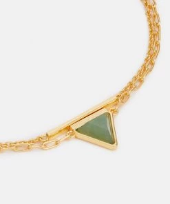 Fossil VAL JOYFUL EXPRESSION AVENTURINE CHAIN BRA Bracelet Gold Coloured Femme -Fossil Soldes 2022 4ff129eed9364c47a9181dd9ef4e1237
