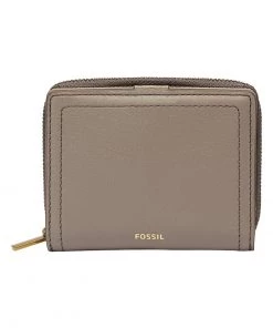 Fossil Small LOGAN Portefeuille Grey Femme
