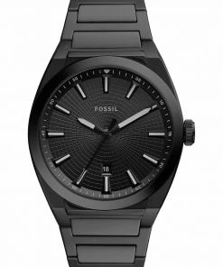 Fossil Homme EVERETT 3 HAND Montre Black