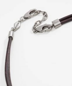 Fossil Collier Dunkelbraun Homme -Fossil Soldes 2022 5443f0f3d5fc43a38488f72cdd953158