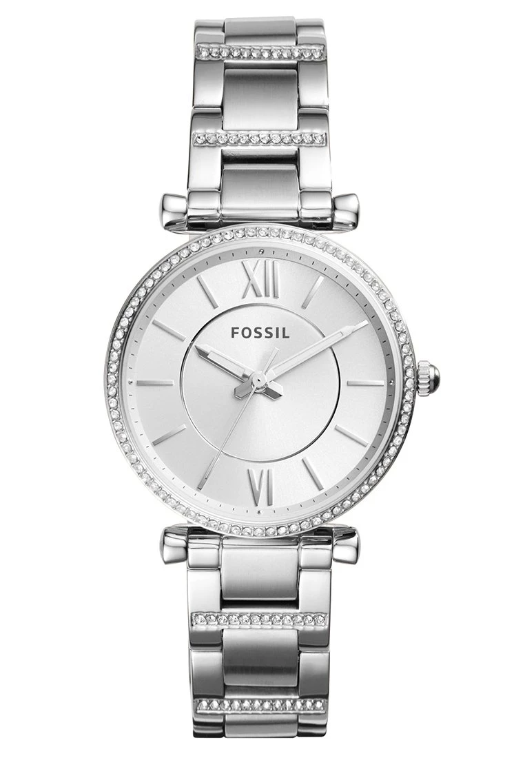 Fossil Femme CARLIE Montre Silver Coloured 4 Fossil Femme CARLIE Montre Silver Coloured – Image 2