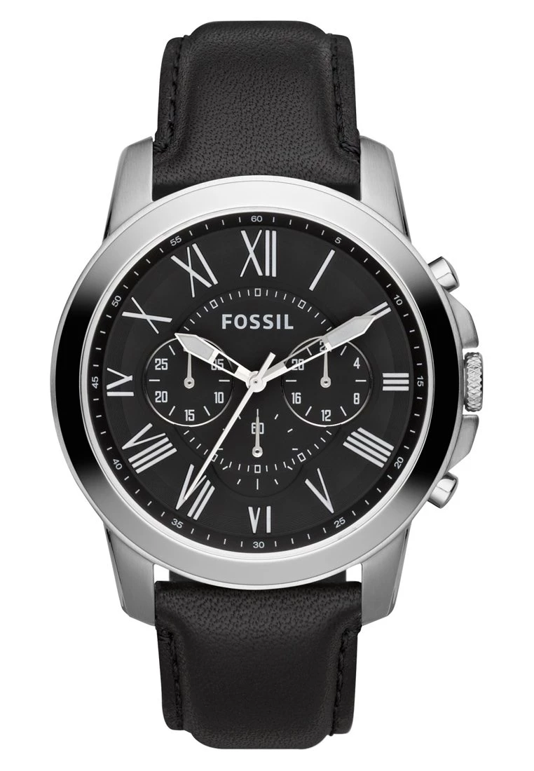 Fossil GRANT Montre Schwarz/silver Coloured Homme 4 Fossil GRANT Montre Schwarz/silver Coloured Homme – Image 2