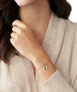 Fossil Bracelet Gold Femme