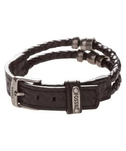 Fossil Bracelet Schwarz Homme -Fossil Soldes 2022 5cd06e1b532347a8bd48fe241222da1b