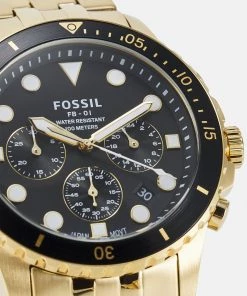 Fossil Montre à Aiguilles Gold Coloured Homme -Fossil Soldes 2022 601943899dd7455c999ad81112d10b02