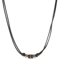 Fossil Collier Dunkelbraun Homme -Fossil Soldes 2022 651591b0f4fa4e708463ee15b5186f1b