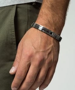 Fossil Homme Bracelet Silver Coloured