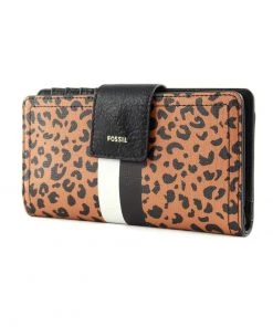 Fossil Femme LOGAN RFID Portefeuille Cheetah