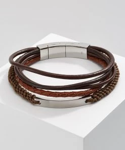 Fossil VINTAGE CASUAL Bracelet Dunkelbraun Homme