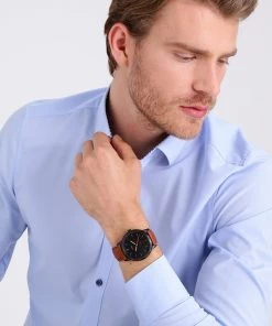 Fossil Homme THE MINIMALIST Montre Braun