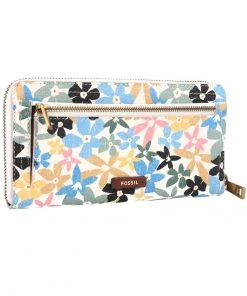 Fossil Unisex LOGAN RFID Portefeuille Flower -Fossil Soldes 2022 805fb769ca494f2c8616fcd239f9e159