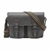Fossil Unisex GREENVILLE COURIER Sac Bandoulière Lead Gray