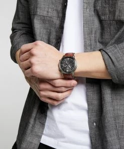 Fossil Homme NEUTRA Montre à Aiguilles Braun