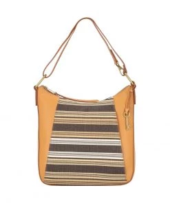 Fossil Femme Sac à Main Neutral Stripe