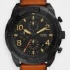 Fossil Homme BRONSON Montre à Aiguilles Brown -Fossil Soldes 2022 84e71aac48c447018a11aaf5a9499ee2