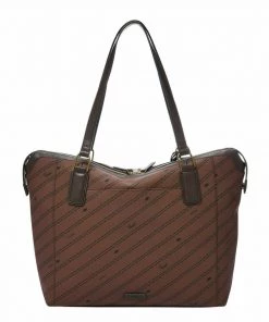 Fossil Femme JACQUELINE Cabas Brown Black -Fossil Soldes 2022 864874b56c8e49c88a25c83752d0b226