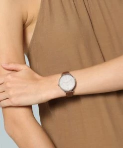 Fossil JACQUELINE Montre Hellbraun Femme