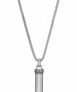 Fossil Homme Collier Silber