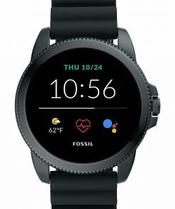 Fossil Homme DIGITAL AKKU Montres Connectées Schwarz