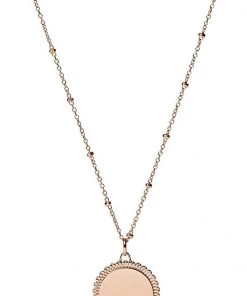 Fossil Collier Roségold Femme