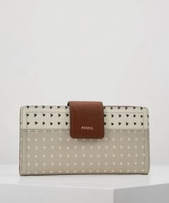 Fossil LOGAN Portefeuille Gray Femme