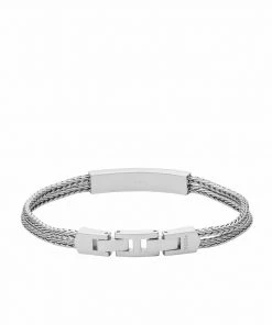 Fossil Bracelet Silver Homme -Fossil Soldes 2022 a34493da09f24f658e511c6815e75073