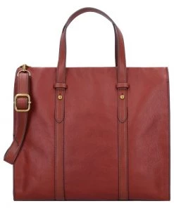 Fossil Cabas Medium Brown Femme