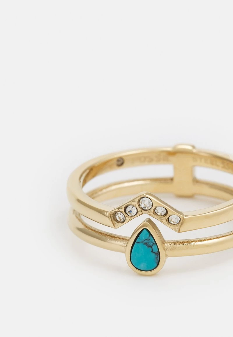 Fossil Bague Blue/gold Coloured Femme 5 Fossil Bague Blue/gold Coloured Femme – Image 3