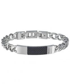 Fossil Homme DRESS Bracelet Silver Coloured -Fossil Soldes 2022 a88c2bf573e249faad9be3cb9eb113b8
