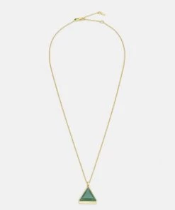Fossil VAL JOYFUL EXPRESSION AVENTURINE PENDANT Collier Gold Coloured Femme