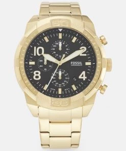Fossil Homme BRONSON Montre Gold Coloured