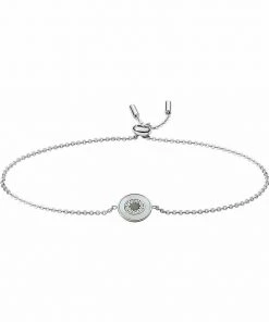 Fossil Collier Silber Femme