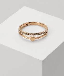 Fossil VINTAGE GLITZ Bague Rose Gold Coloured Femme