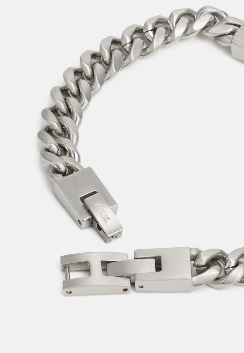 Fossil Homme VINTAGE CASUAL Bracelet Silver Coloured 4 Fossil Homme VINTAGE CASUAL Bracelet Silver Coloured – Image 2